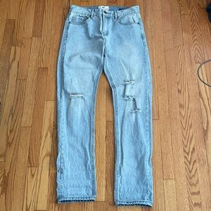 Cotton On Rigid Skinny Straight Leg Jeans Blue 30